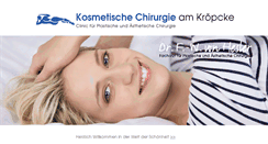 Desktop Screenshot of klinik-am-kroepcke.de